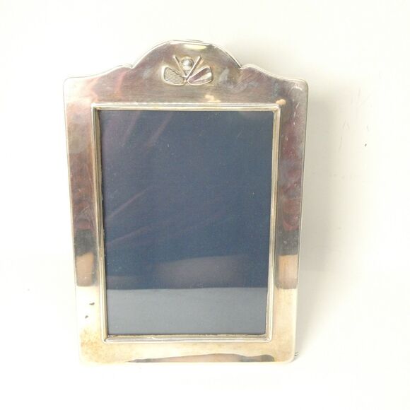 Sterling Silver Picture Frame - Golf Club Theme - 5x7 R. Carr Sheffield - Picture 1 of 12